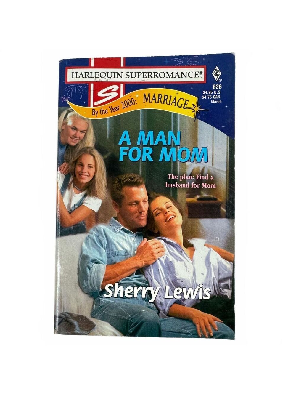 A Man for Mom by Sherry Lewis (paperback)